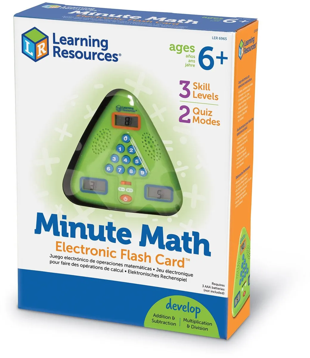 Learning Resources Minute Math Elektronisch Rekenspel - Groen