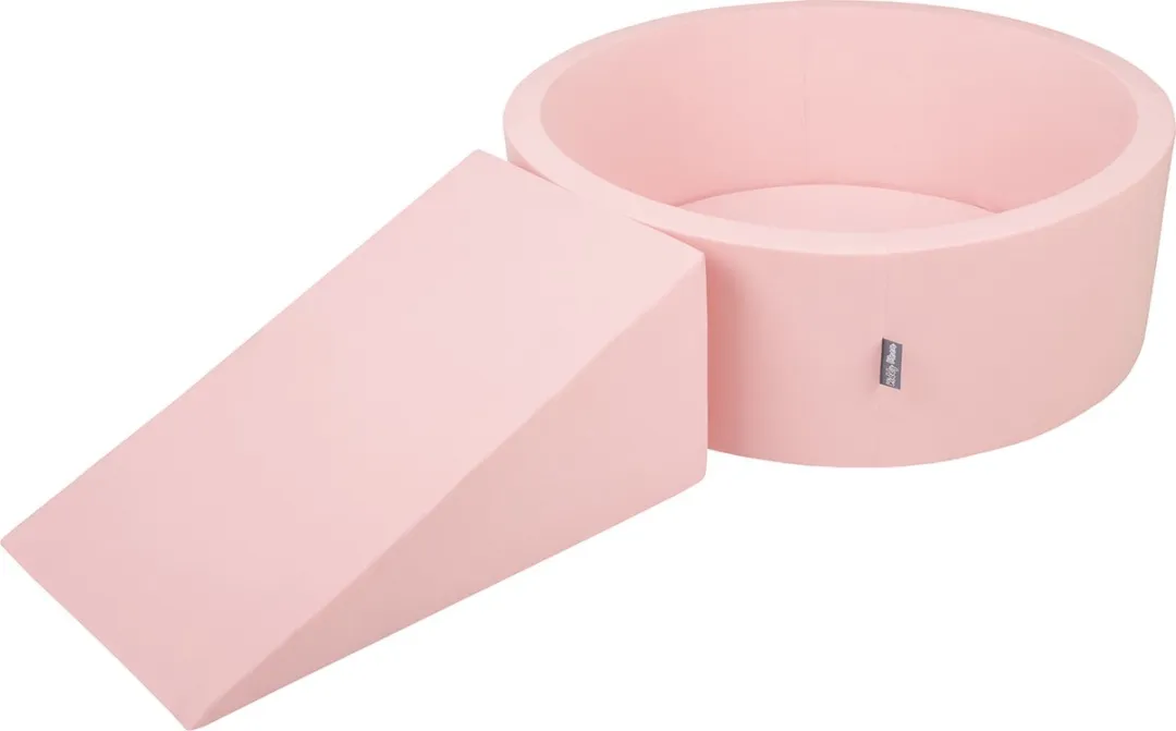 KiddyMoon Schuimspeelset 438052 - Ballenbad 200 Ballen ∅7cm - Roze Mix