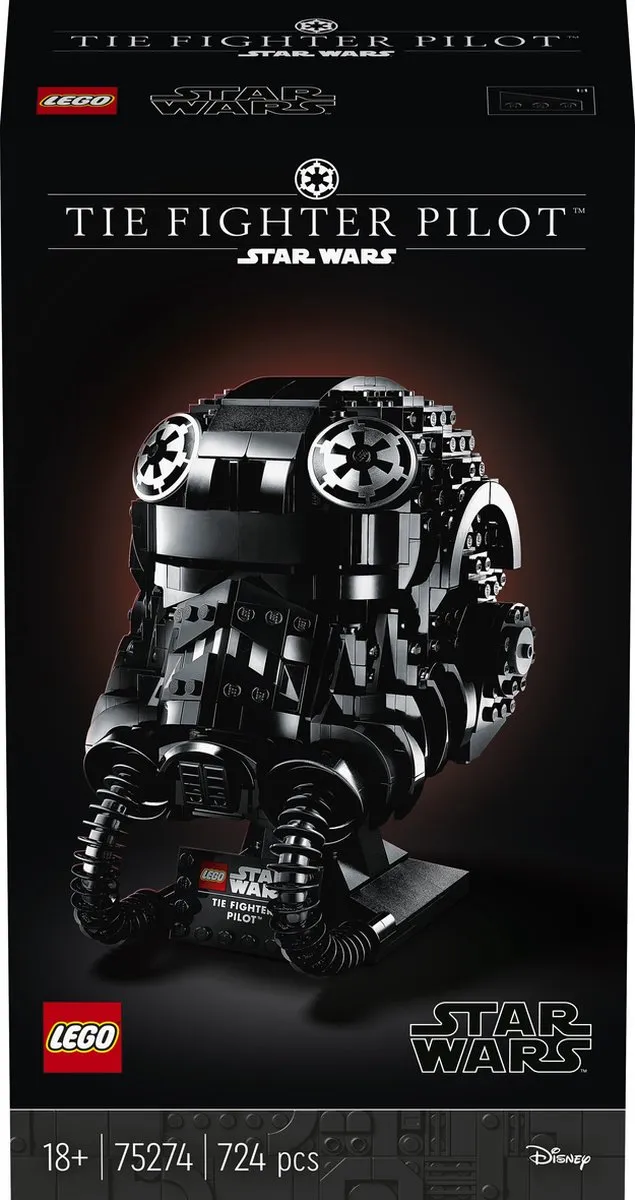 LEGO Star Wars TIE Fighter Piloot Helm 75274