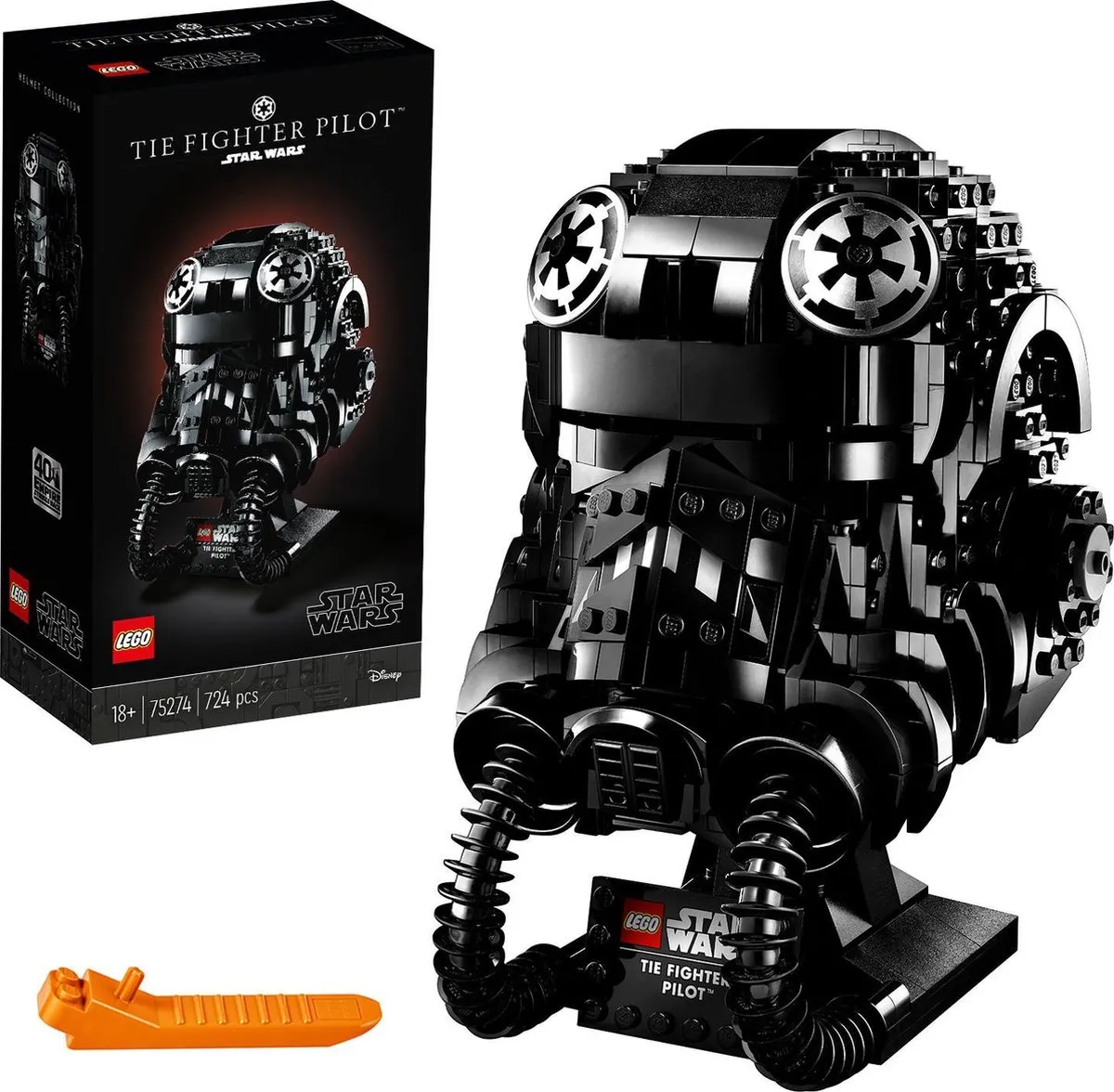 LEGO Star Wars TIE Fighter Piloot Helm 75274 - 724 Stukken - afbeelding 6 van 6