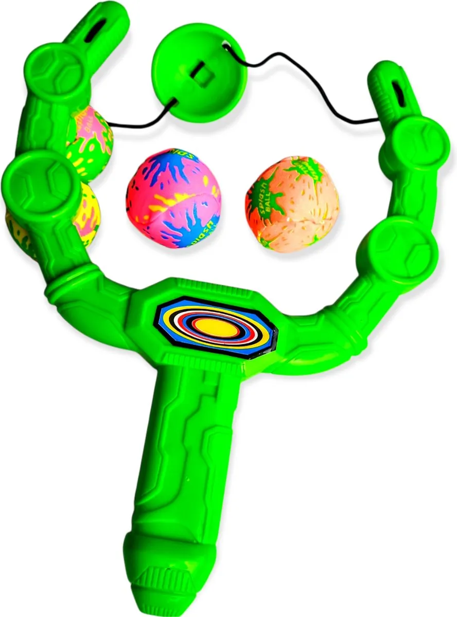 Jobber Toys Katapult Splashbal - Groen/Oranje