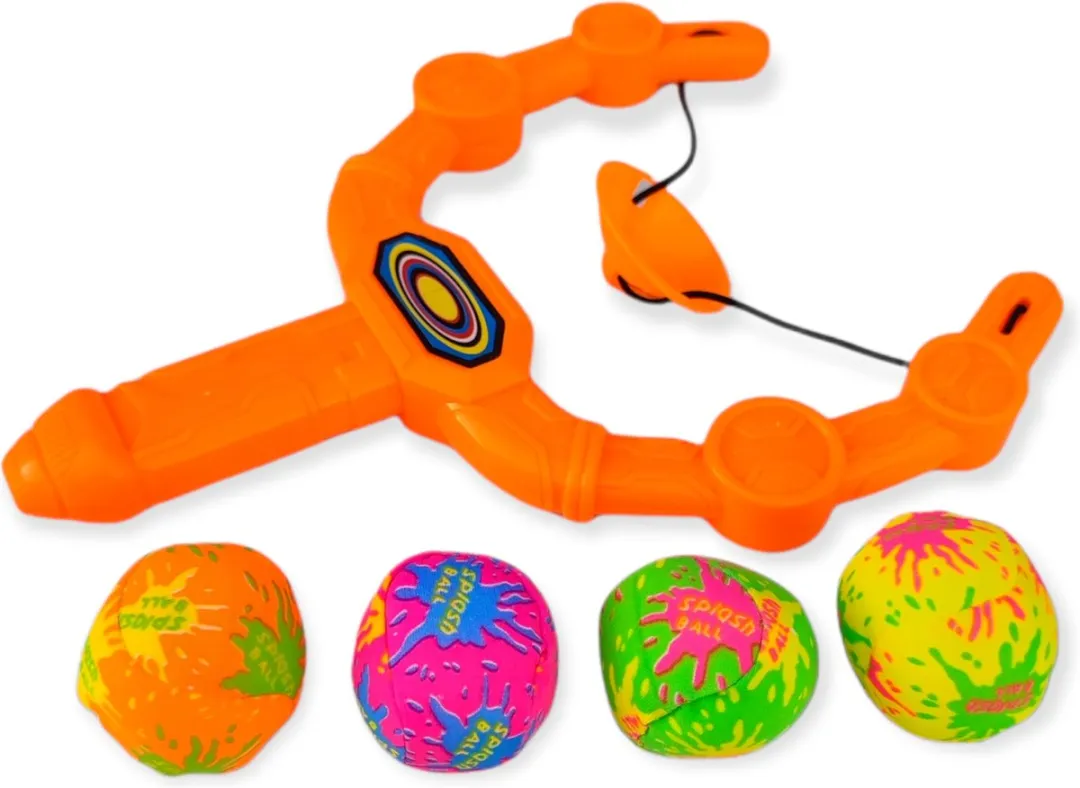 Jobber Toys Katapult Splashbal - Groen/Oranje