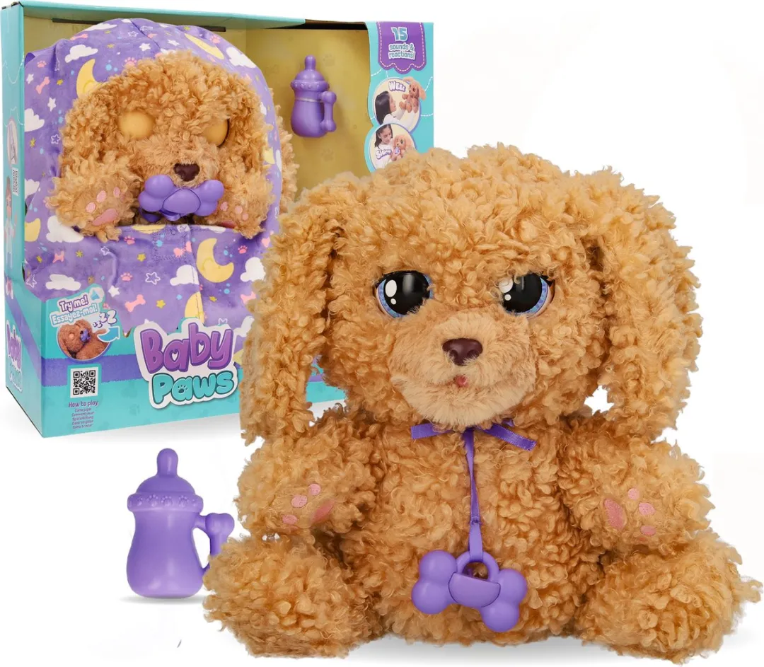 Imc Toys Baby Paws Labradoodle Interactieve Knuffel