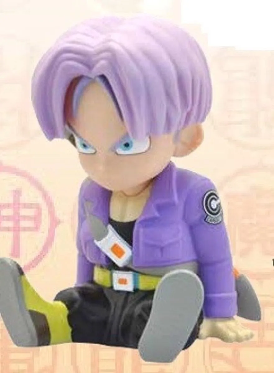 Plastoy Dragon Ball Z Chibi Trunks Spaarpot - Paars/Zwart