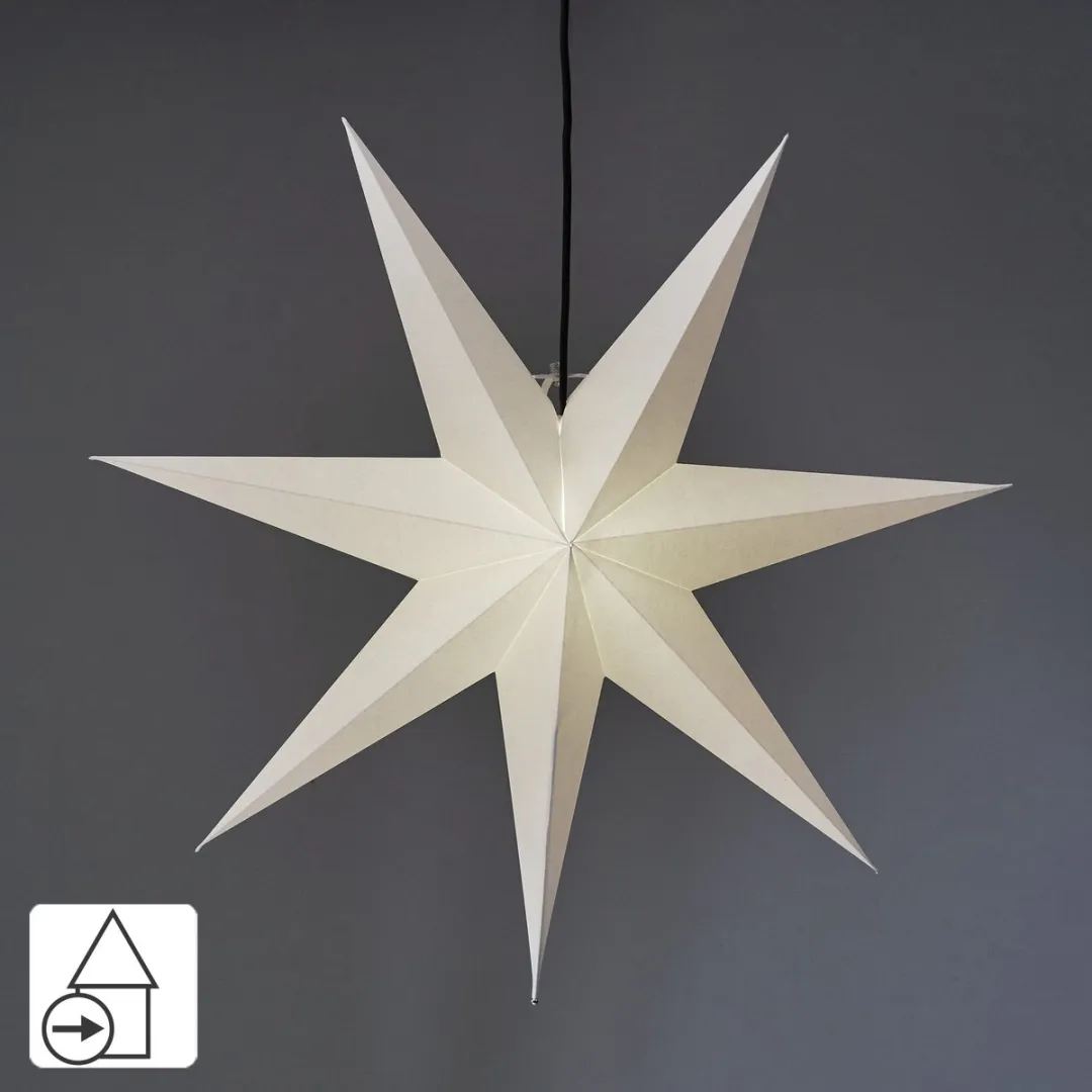 Star Trading Kerstster Frozen - Wit Ø70cm