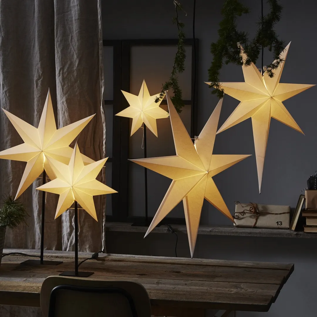 Star Trading Kerstster Frozen - Wit Ø70cm