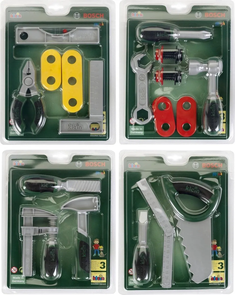 Klein Toys Gereedschapset 4-delig - Multicolor