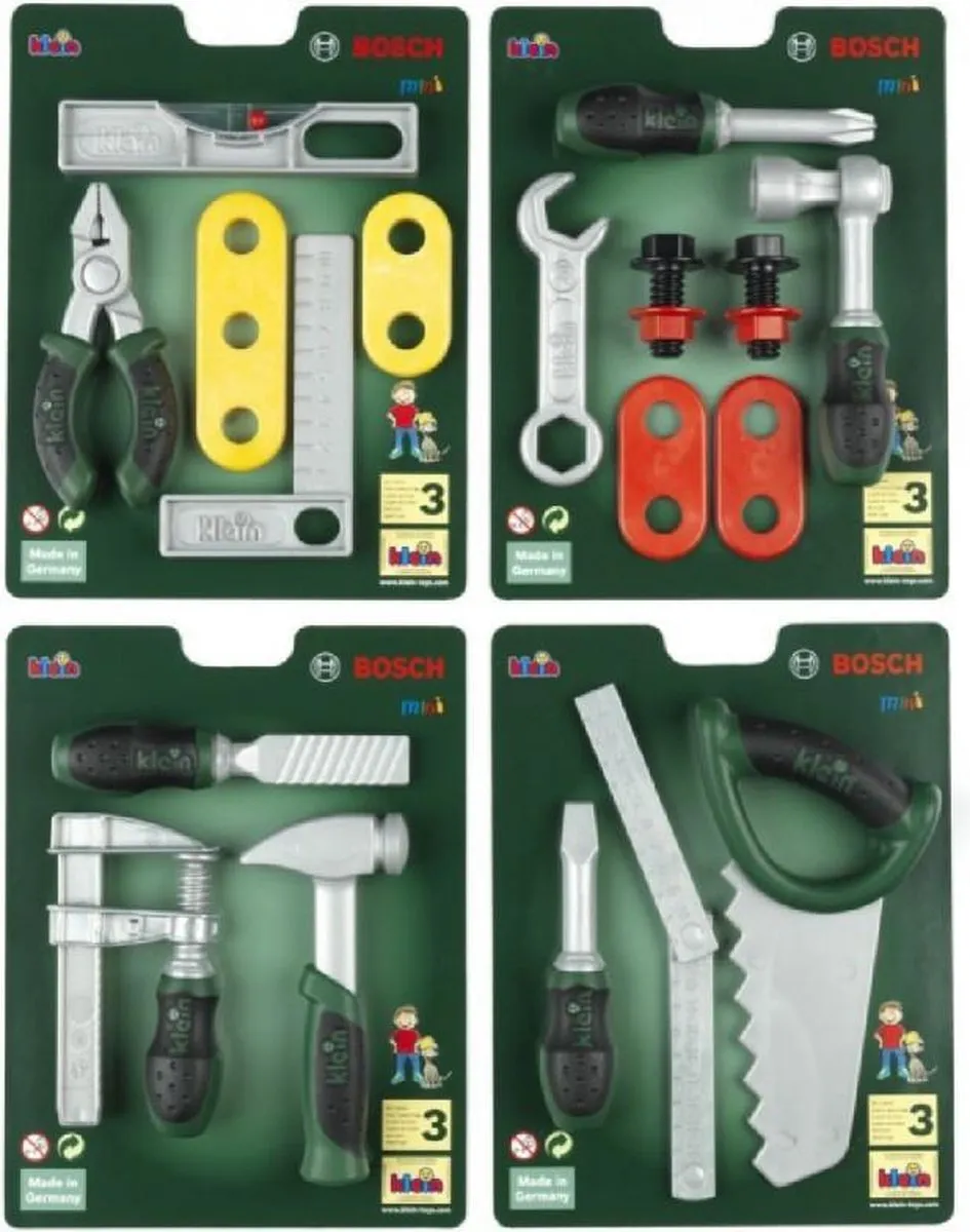 Klein Toys Gereedschapset 4-delig - Multicolor