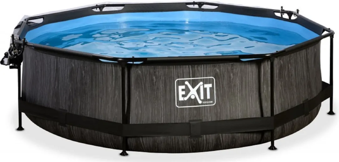 EXIT Frame Zwembad 360cm - Zwart - Limited Edition