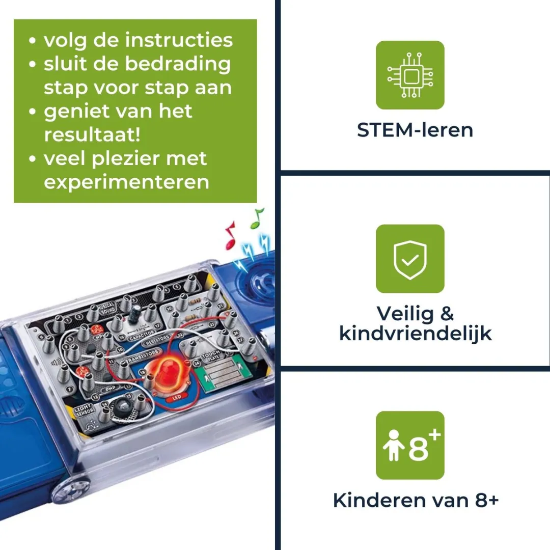 Velleman Elektronische Projectenkit - 8 Experimenten