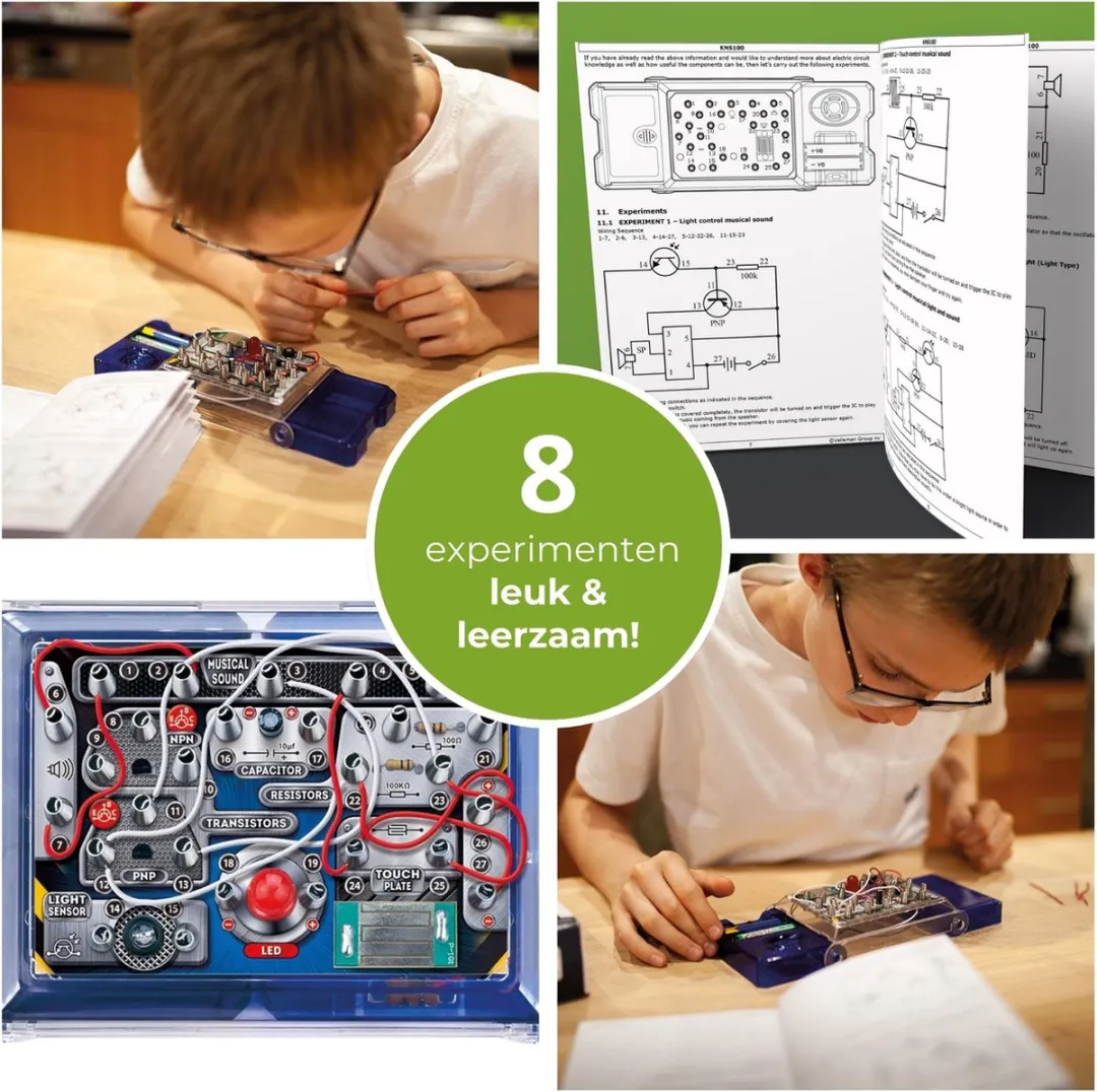 Velleman Elektronische Projectenkit - 8 Experimenten