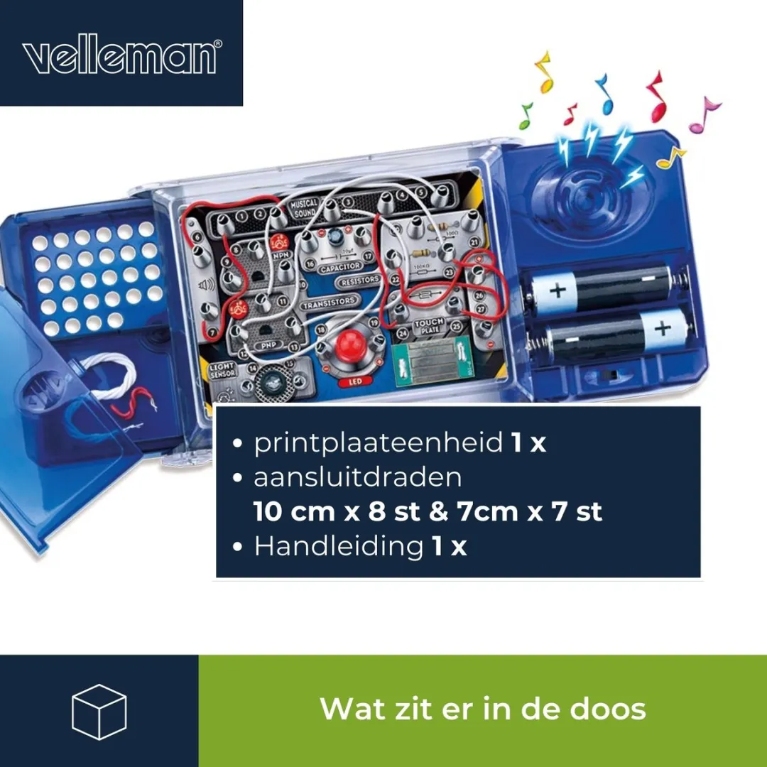 Velleman Elektronische Projectenkit - 8 Experimenten