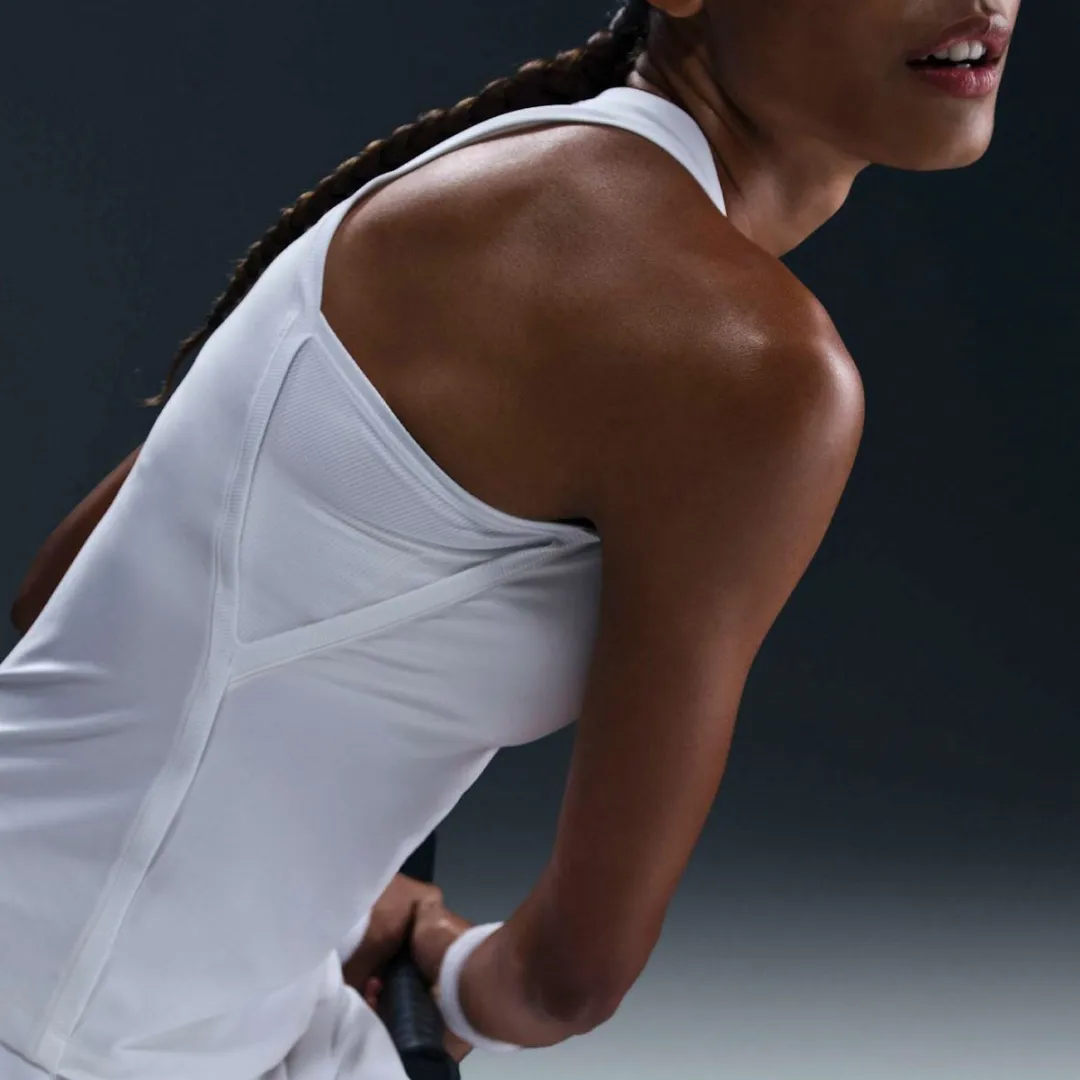 Nike Dri-FIT Victory Tennistop Dames XS - Wit