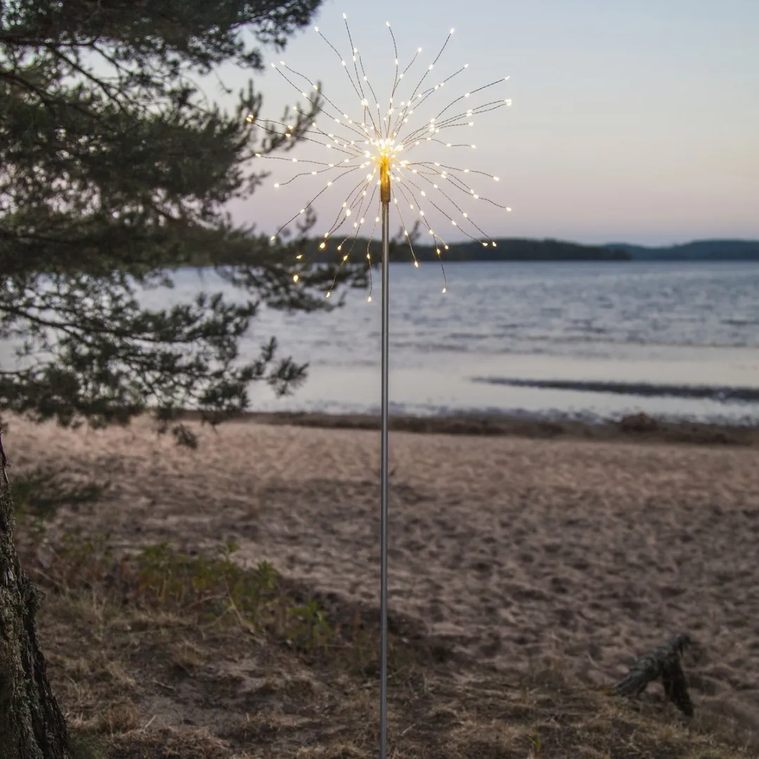 Star Trading Ground Spike Vuurwerk - 1 Stuk - Wit