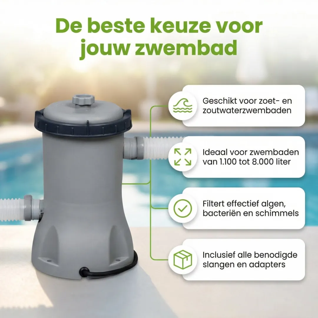 Bestway Flowclear 58383 Filterpomp 2006L/u - 32mm