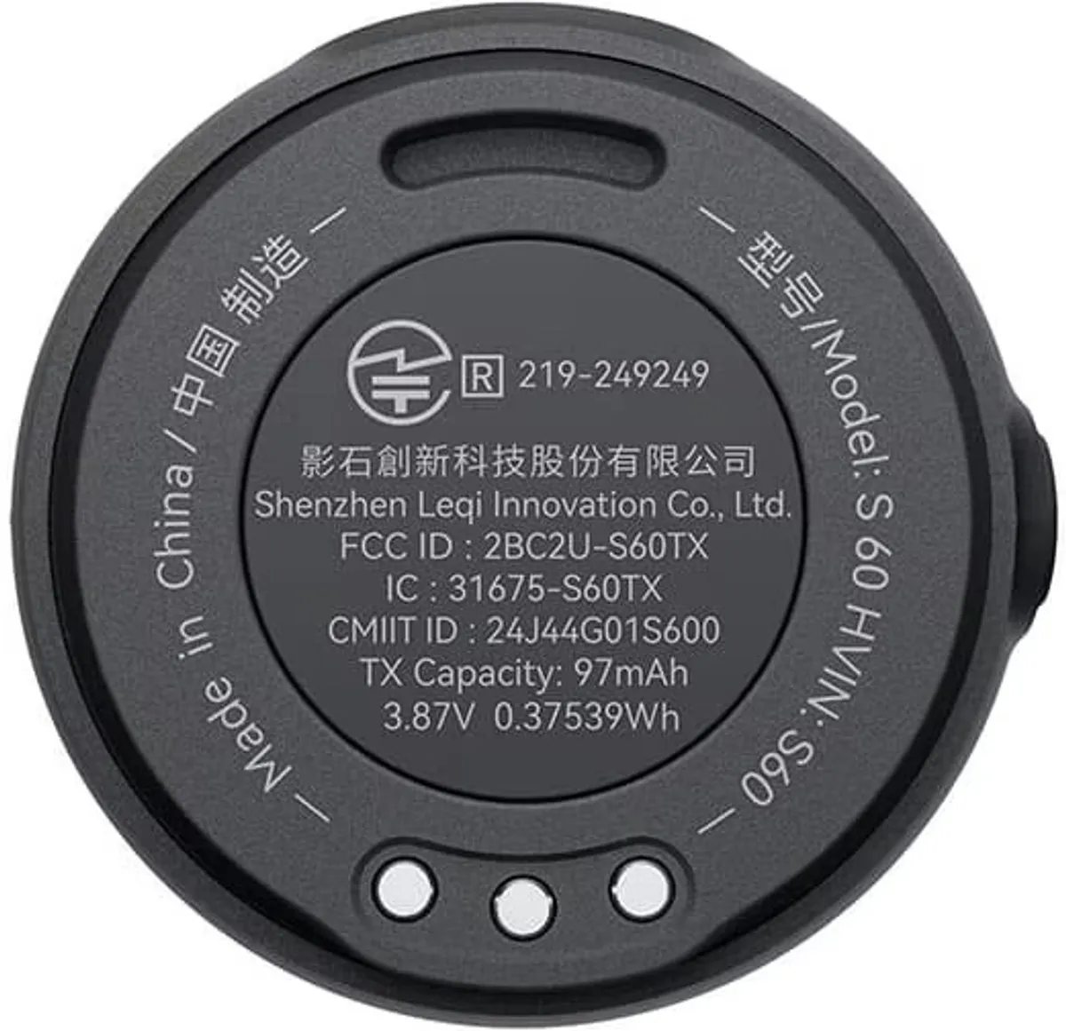 Insta360 Mic Air Transmitter - Zwart