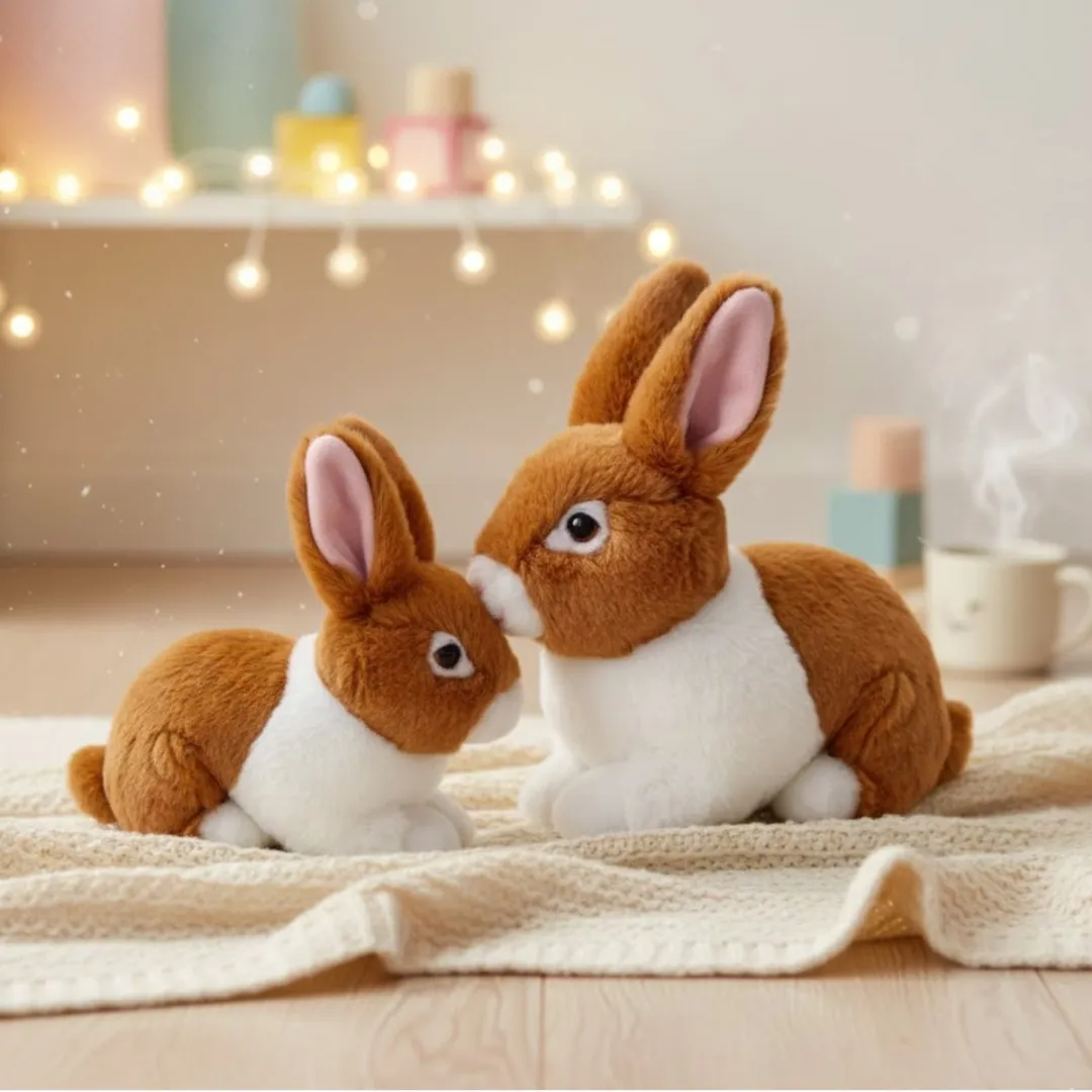 Keel Toys Pluche Konijnen Familie Eco Collectie - Moeder & Kind
