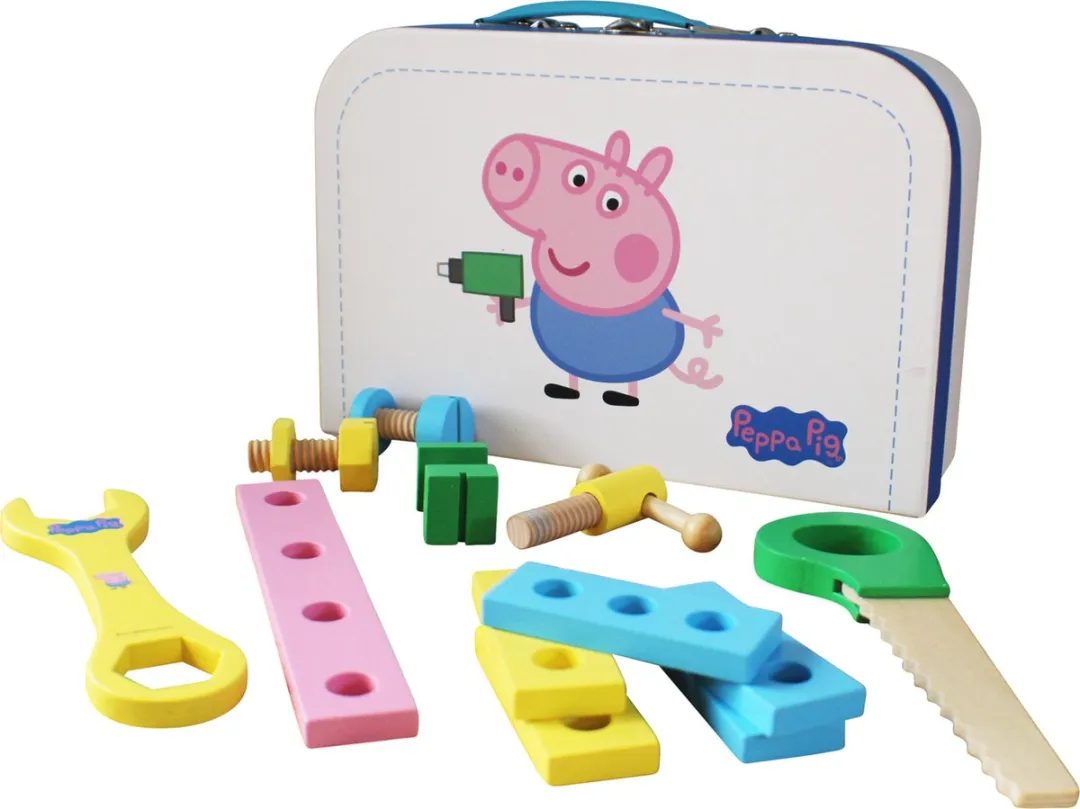 Barbo Toys Peppa Pig George Toolset - Wit/Blauw