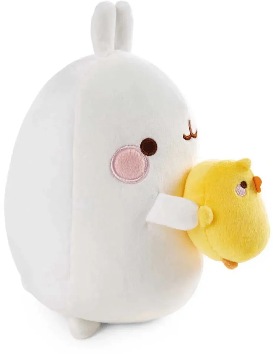 Nici Molang Knuffel met Piu Piu 24cm - Multicolor