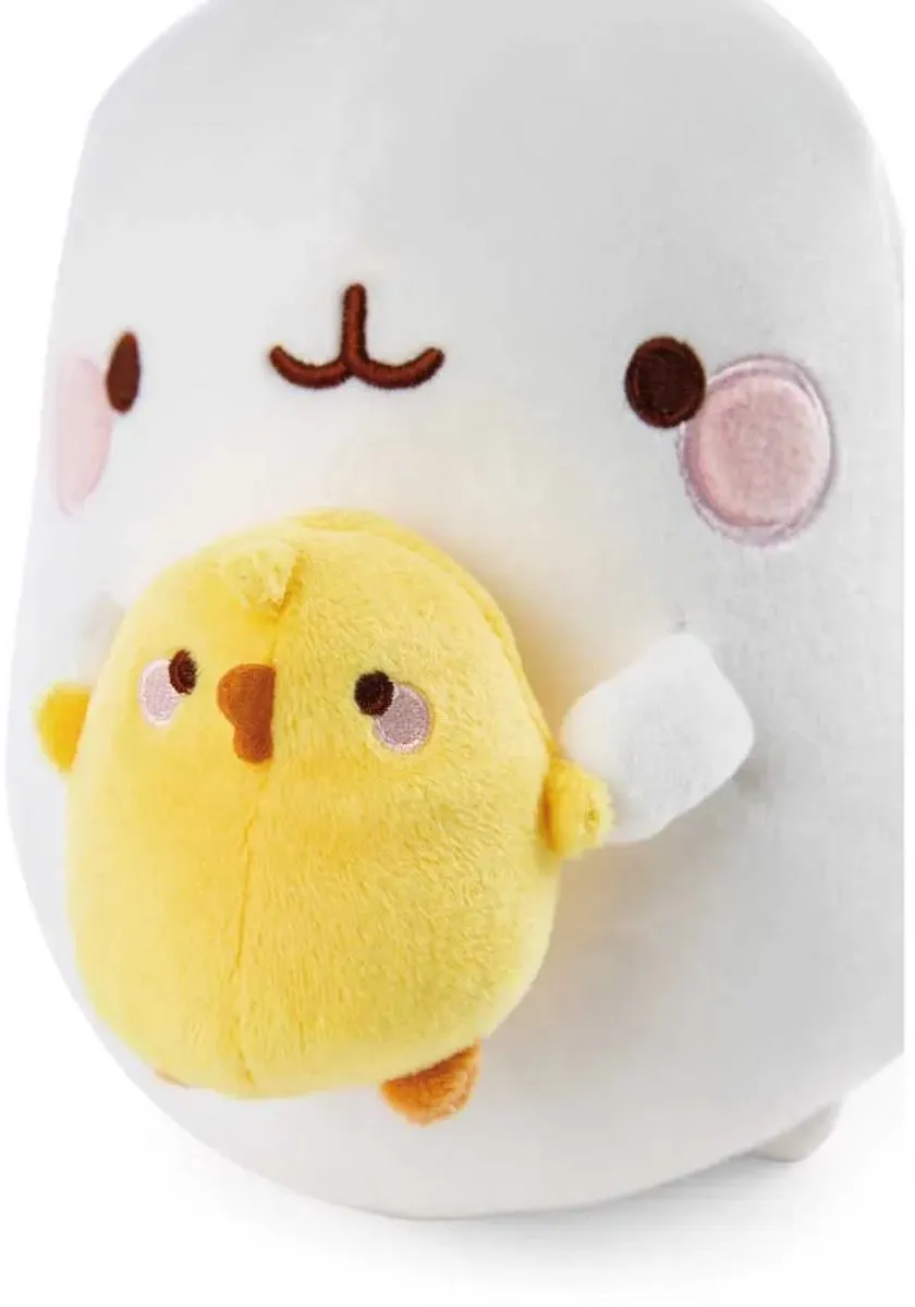 Nici Molang Knuffel met Piu Piu 24cm - Multicolor