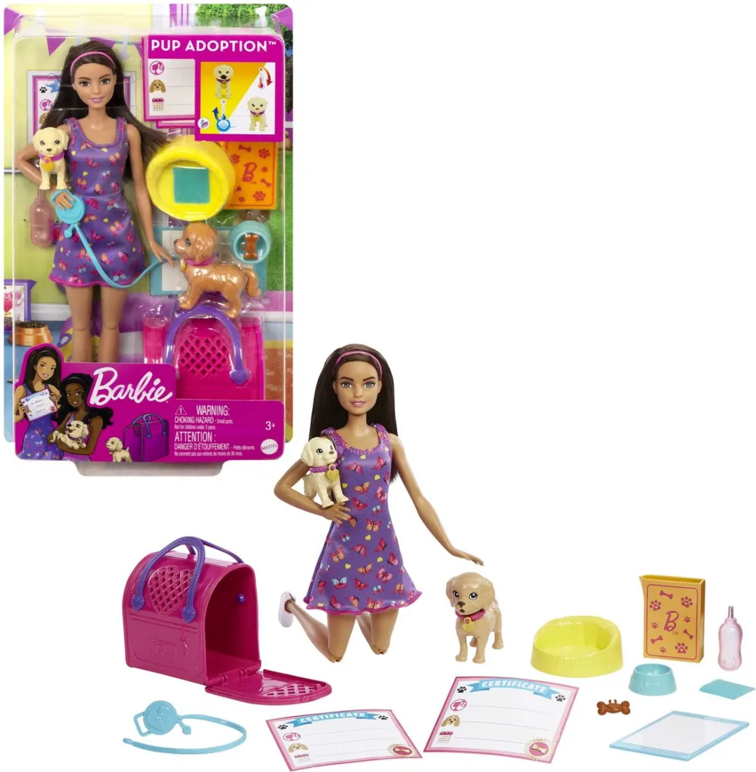 Mattel Barbie Pup Adoption HKD86 - Multikleur