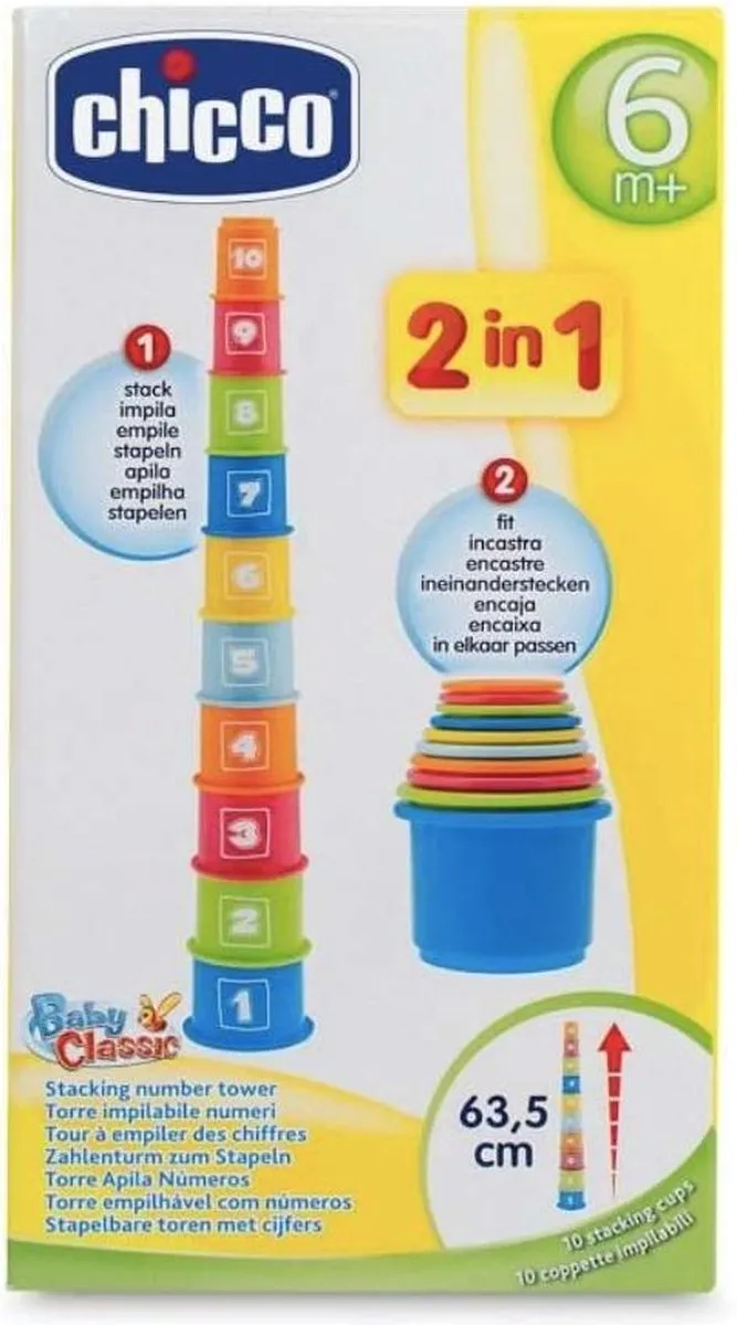 Chicco Stapelbare Bekertjes - Multi