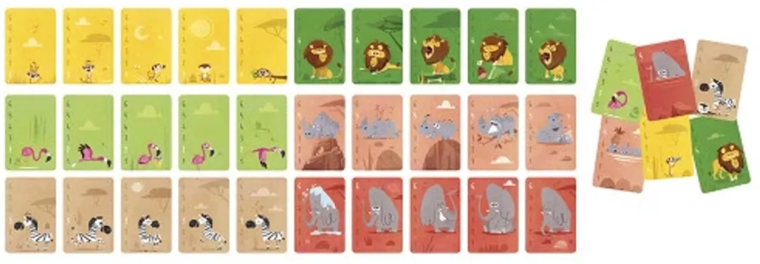 Janod Animals Battle Game J03026 - 2-4 Spelers