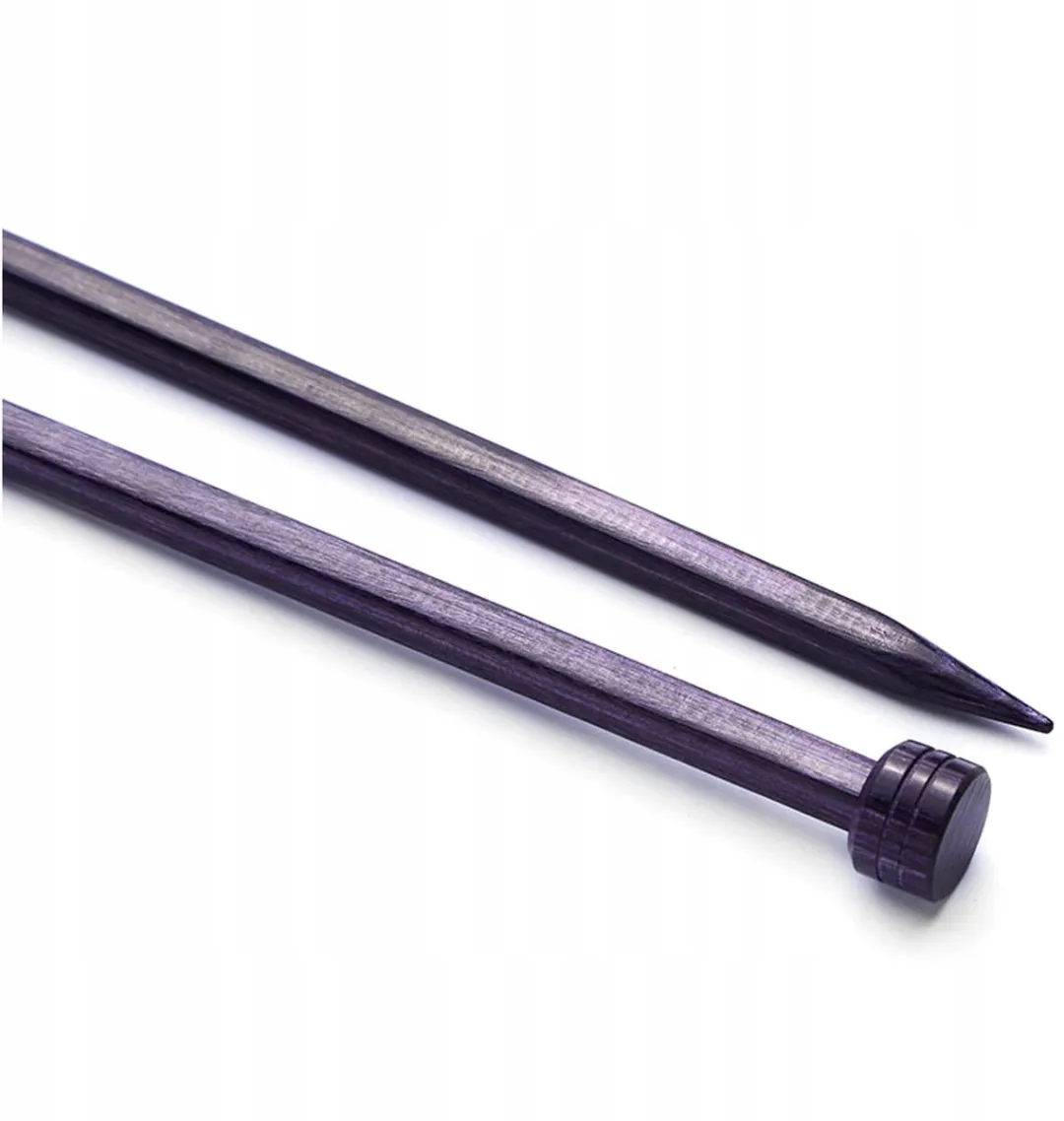 KnitPro J'adore Cubics Rechts Houten Breinaalden 3.75mm - Lavendel