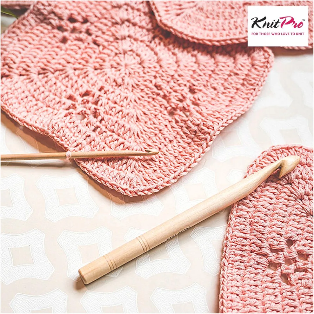 KnitPro Basix Berken Haaknaald 10,00 mm - Beige