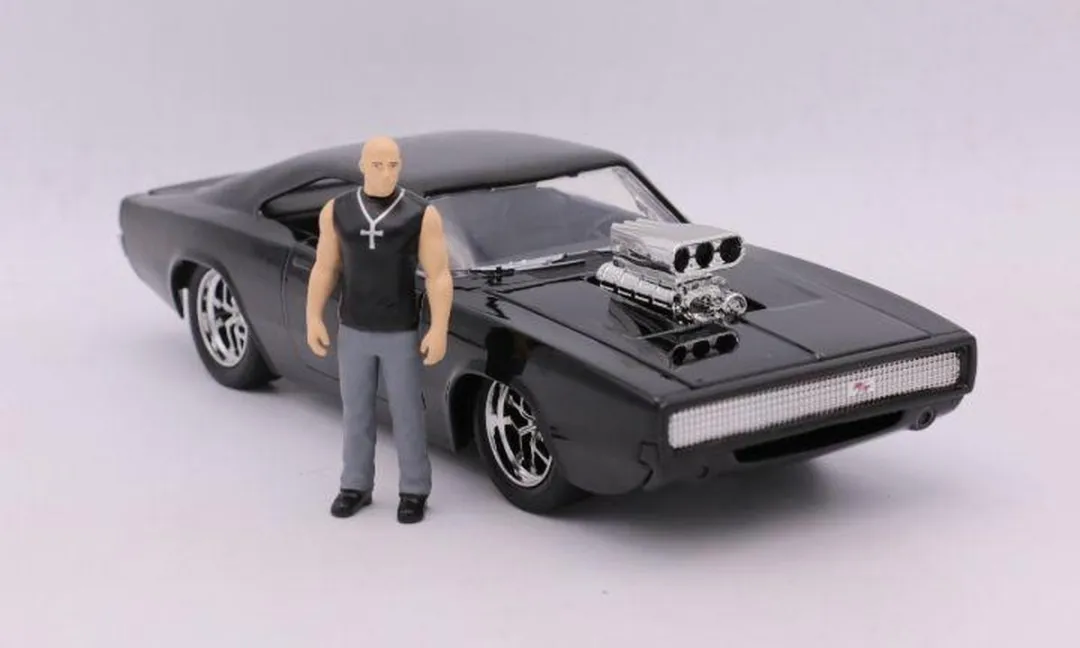 Jada Toys Dom's Dodge Charger R/T 1/24 - Zwart - afbeelding 6 van 6