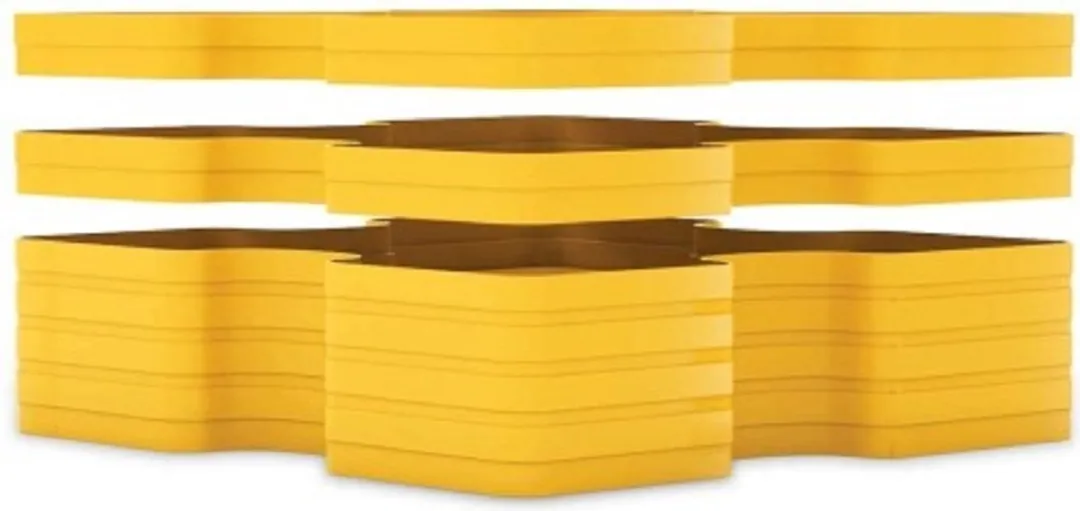 Eurographics Smart Puzzle Sort&Store 8955-0105 - 6 Bakjes 21x21x8cm - Geel