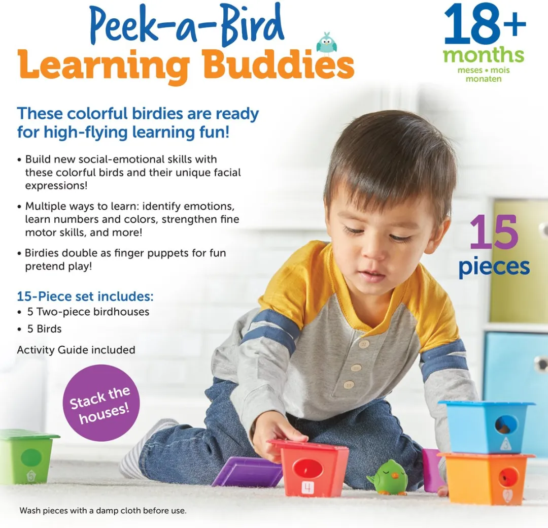 Learning Resources Peek-a-Bird Learning Buddies - Multicolor