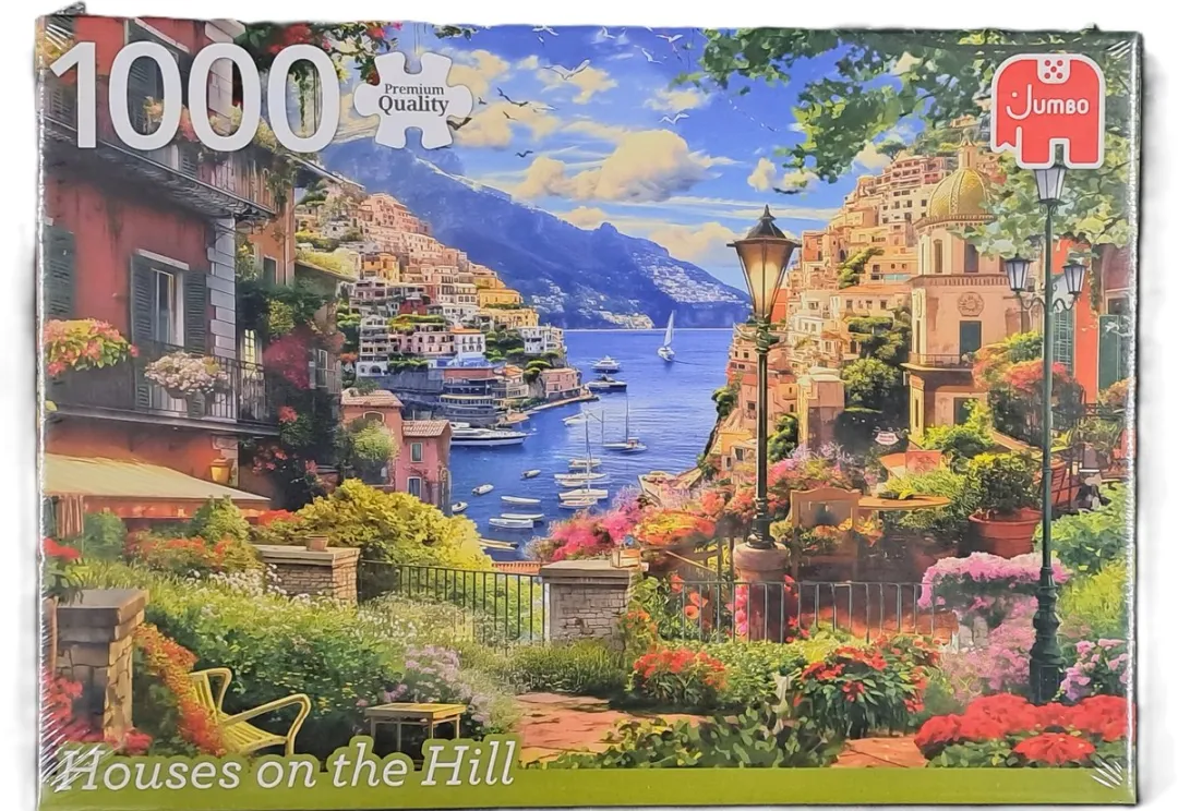 Jumbo Puzzel Houses in the Hill 1000 Stuks
