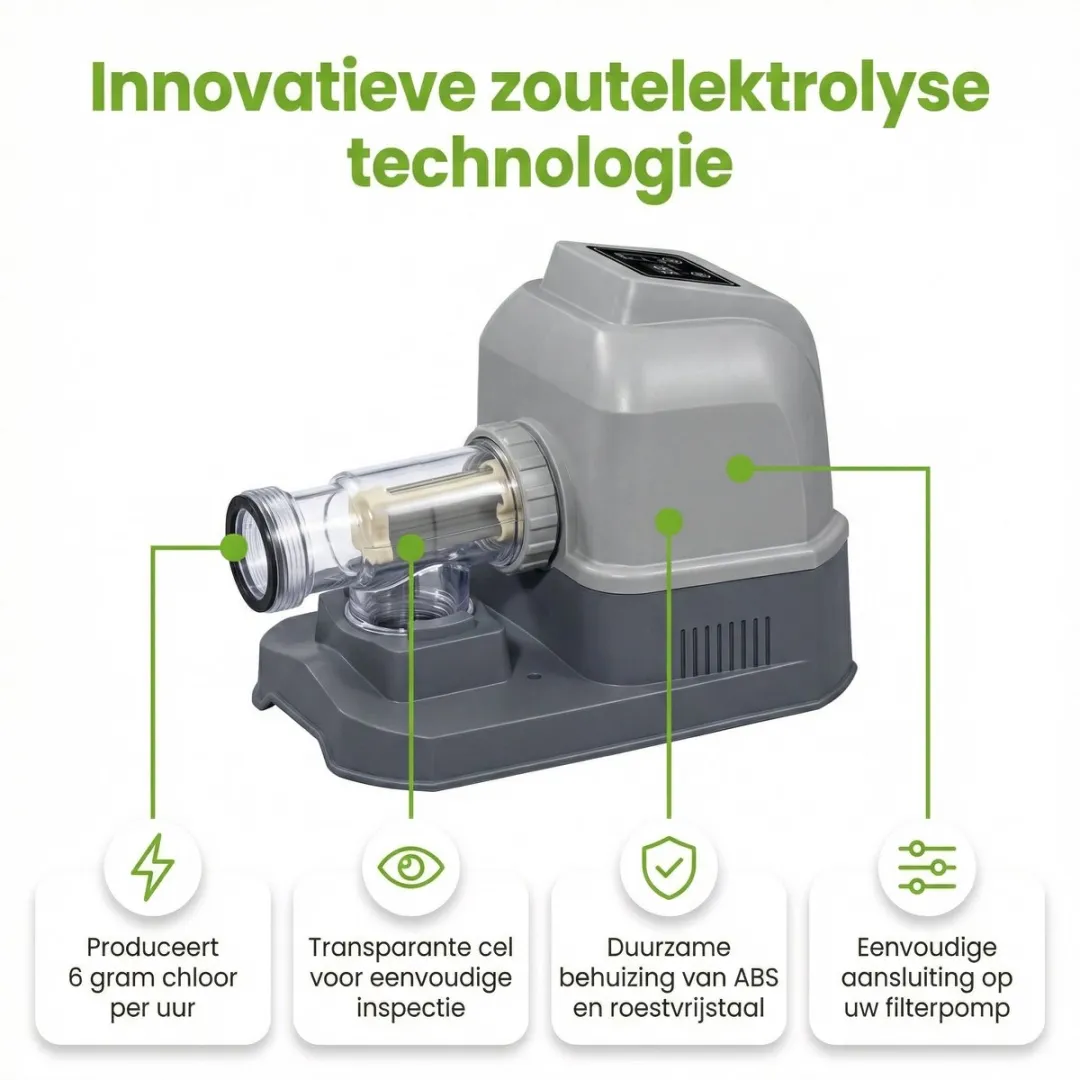 Bestway 58678 Zoutwatersysteem - 26.498 l/u - 32mm
