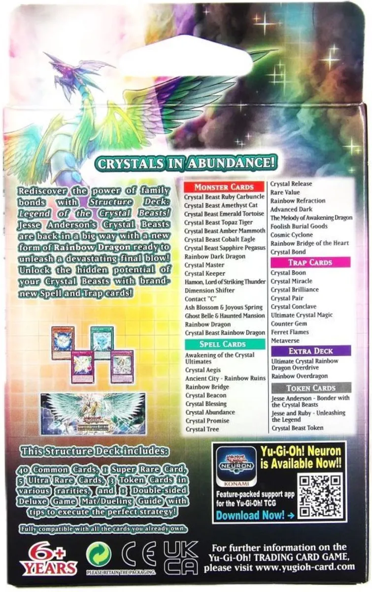 Yu-Gi-Oh! Legend of the Crystal Beasts Structure Deck - 2 Spelers