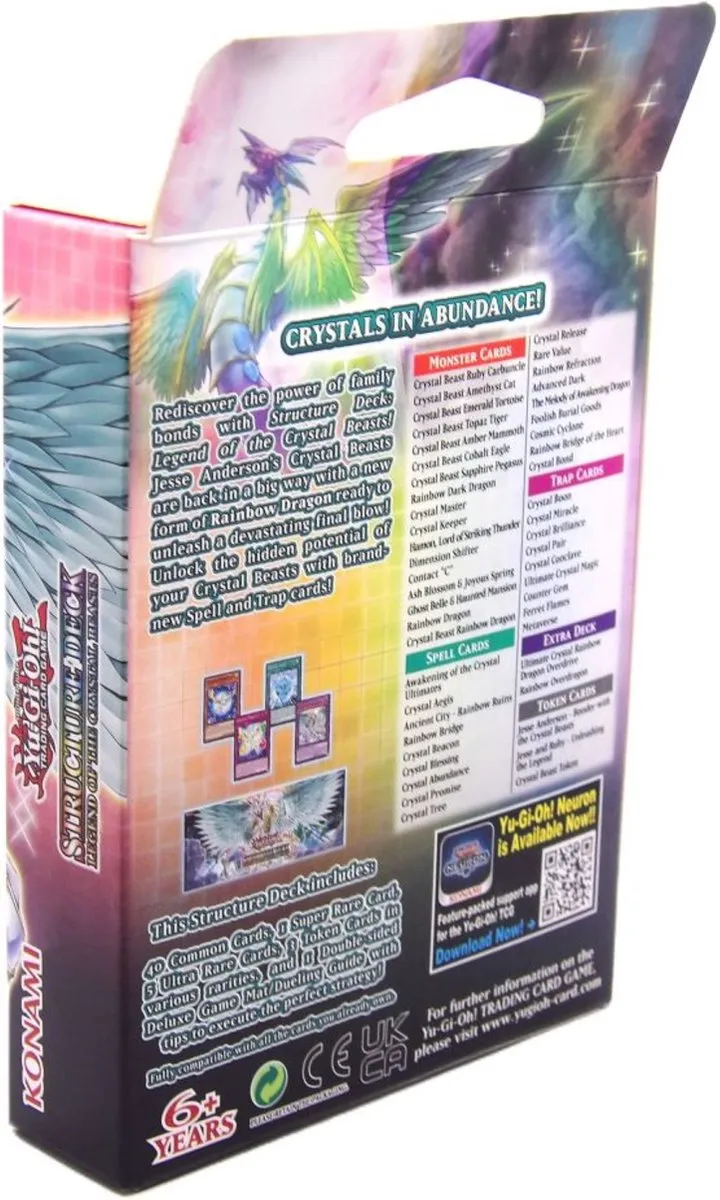 Yu-Gi-Oh! Legend of the Crystal Beasts Structure Deck - 2 Spelers