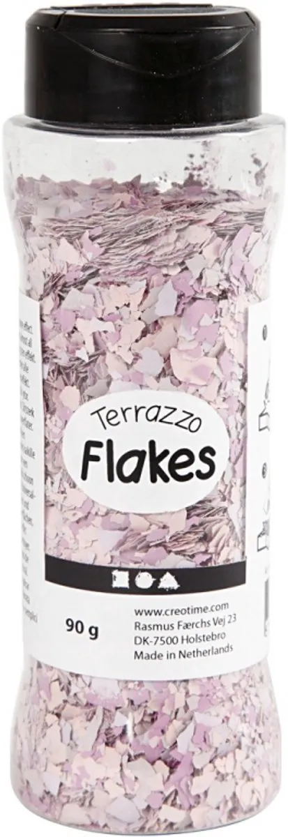 Creativ Company Terrazzo Vlokken Paars 90g