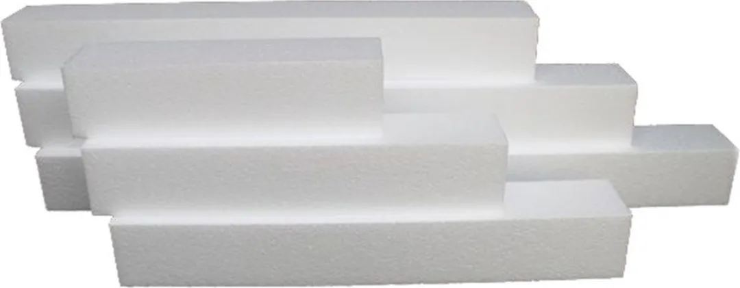 Bellatio Design Piepschuim Baksteen 40x7,5x7,5cm Wit