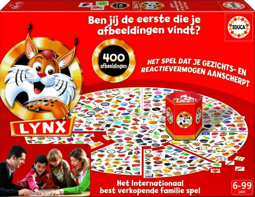 Educa Lynx Zoek de Afbeeldingen Bordspel