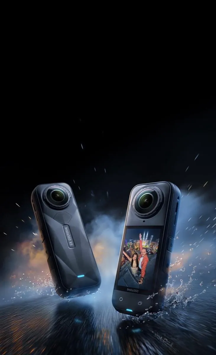 Insta360 X5 Motorbundel Actioncam - Zwart