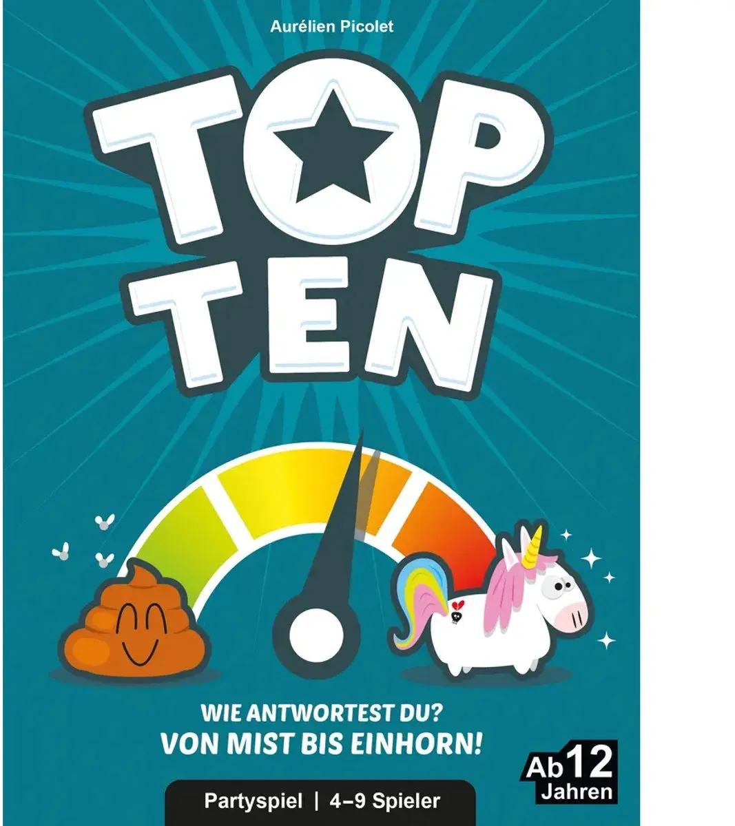 Asmodee Top Ten Kaartspel - 4-9 Spelers