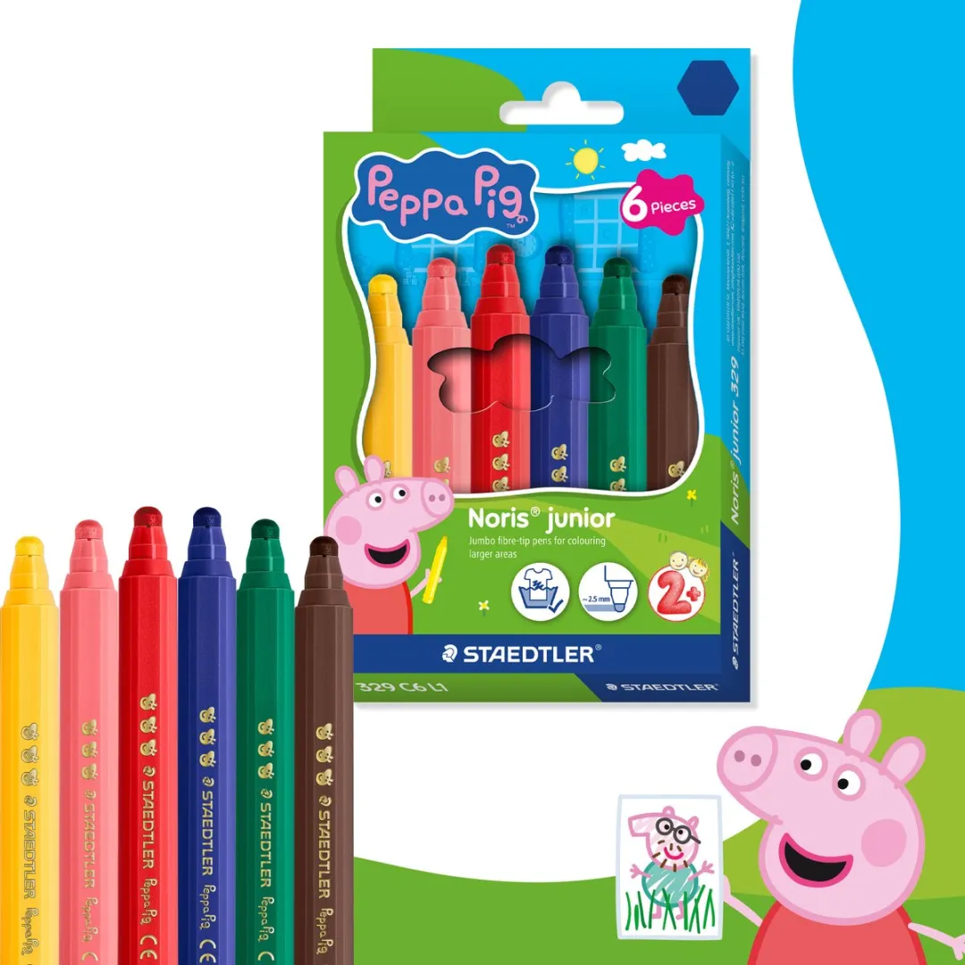 STAEDTLER Peppa Pig Noris Junior Kleurstiften