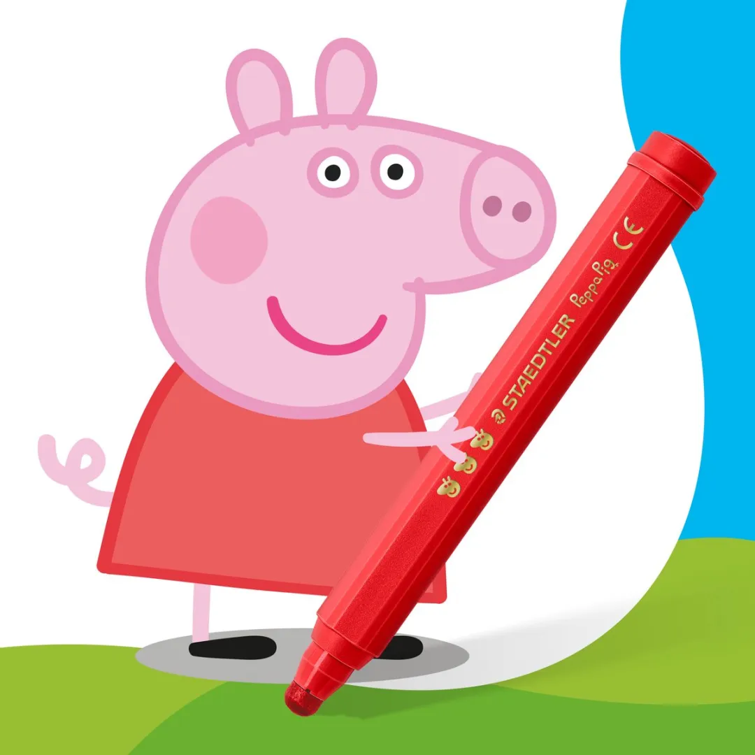STAEDTLER Peppa Pig Noris Junior Kleurstiften - 6 Stuks
