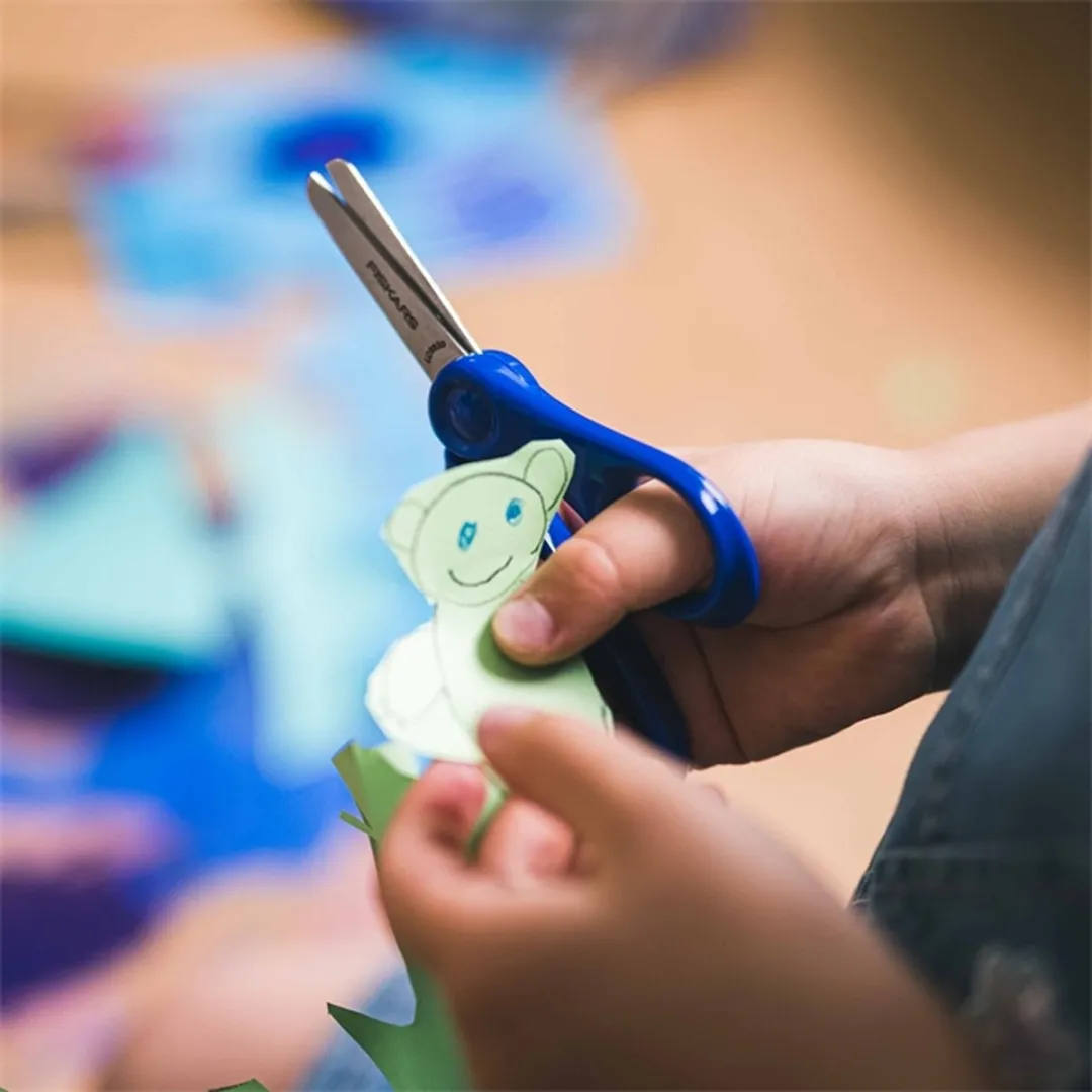 Fiskars Blunt-tip Kids Schaar Blauw