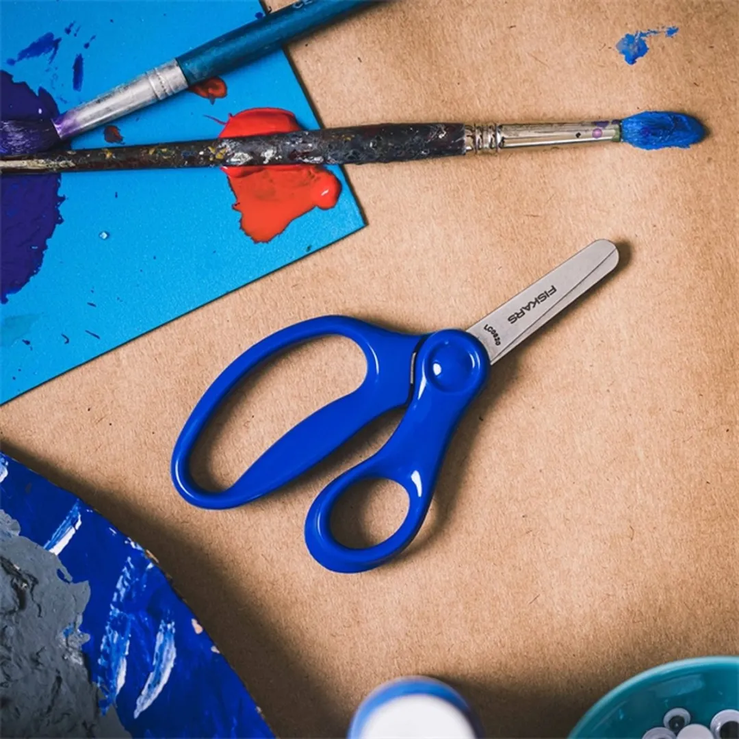 Fiskars Blunt-tip Kids Schaar Blauw