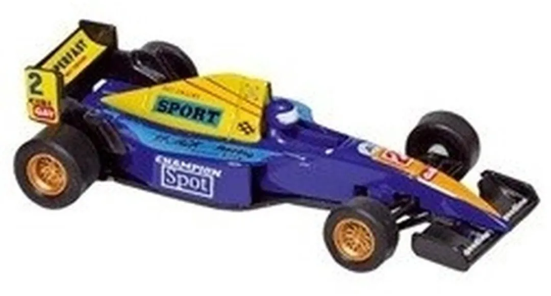 Goki Formule Racewagen Blauw 10cm