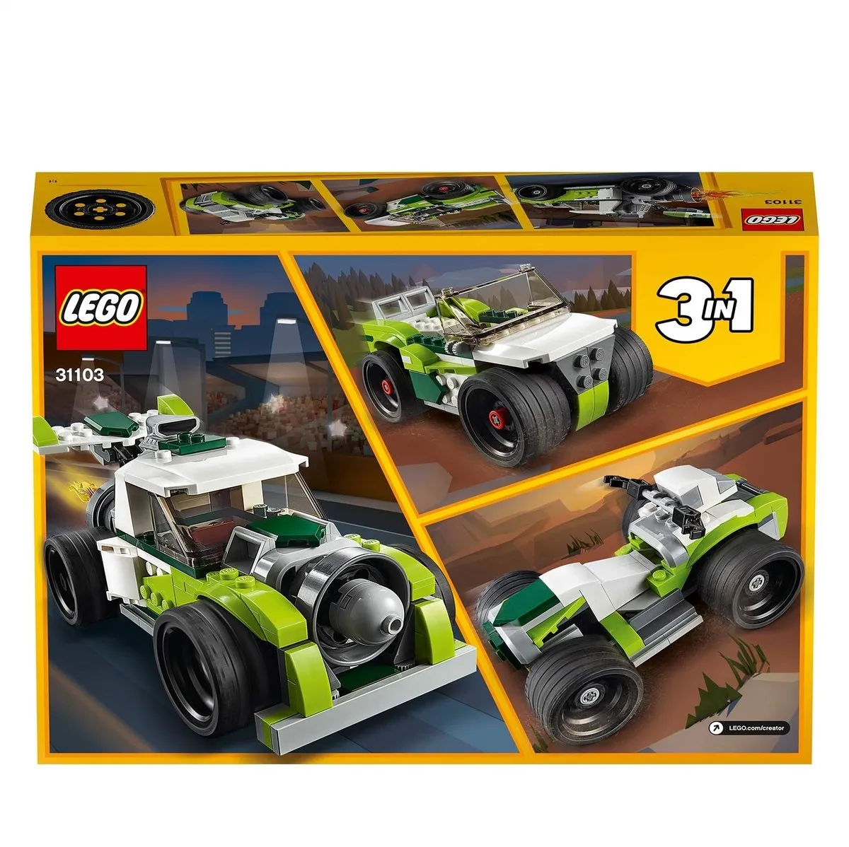 LEGO Creator Raketwagen 31103 - 198 Stukken