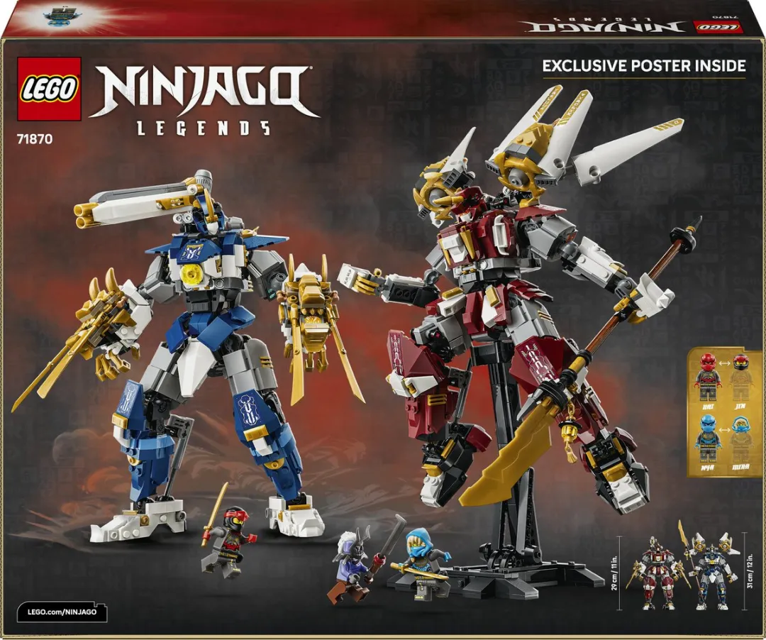 LEGO Ninjago De Twee Torenhoge Mecha 1707 Stuks - Meerkleurig