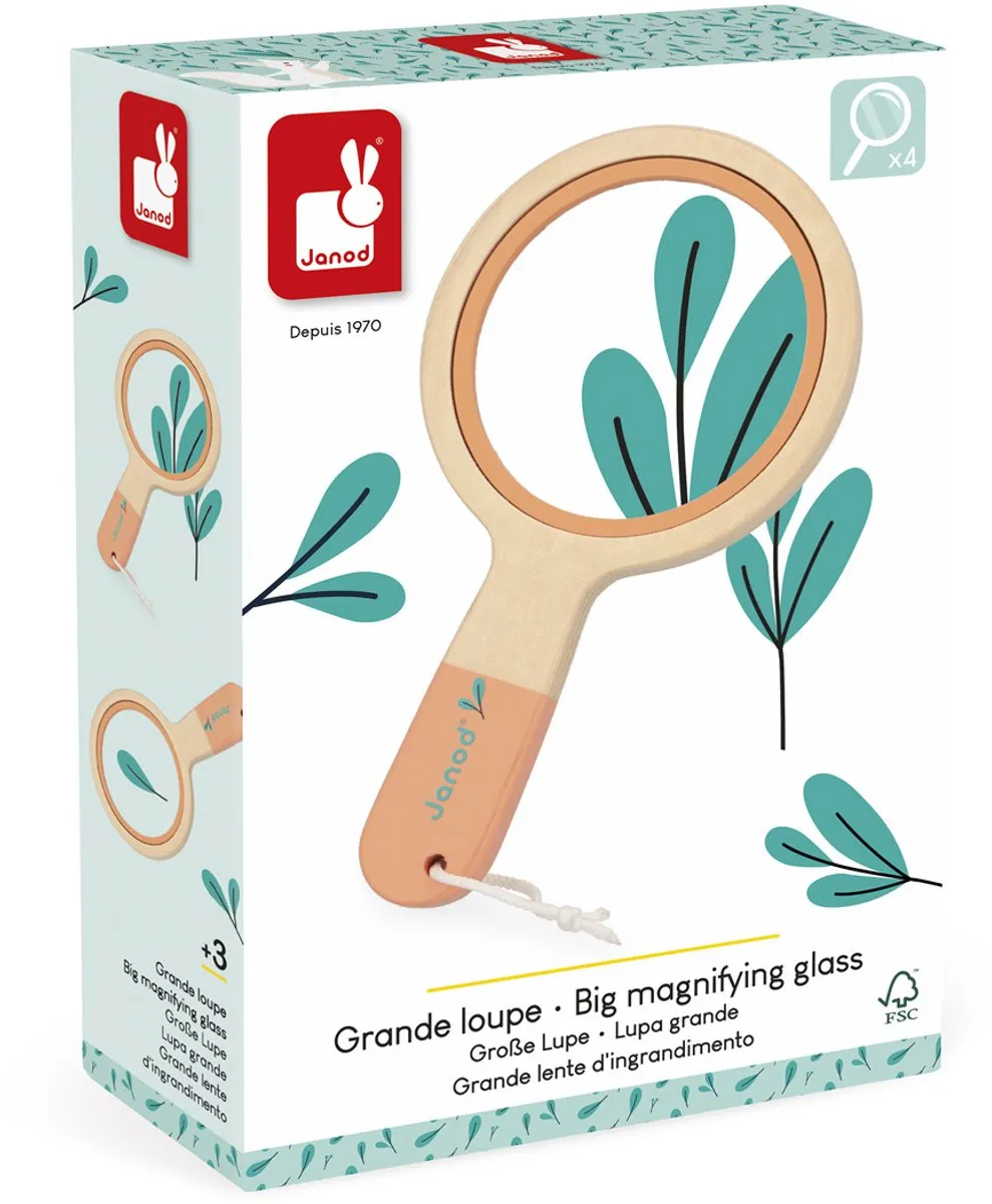 Janod Happy Garden Vergrootglas - Meerkleurig - afbeelding 6 van 6