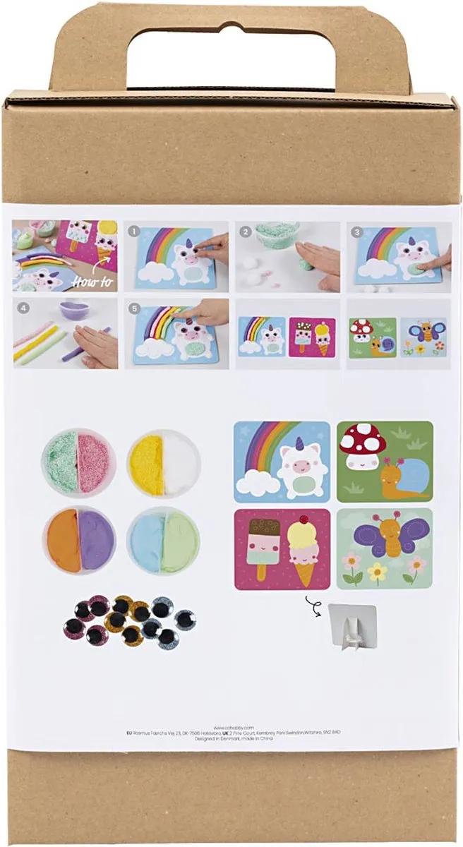 Creativ Company Startersset Boetseren & Schilderen - Meerkleurig